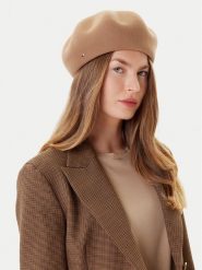 Weekend Max Mara Beret Pitti 2525576014 Brązowy. Brązowe czapki i kapelusze damskie Weekend Max Mara, na zimę, bez wzorów, z materiału. Za 469.99 zł.