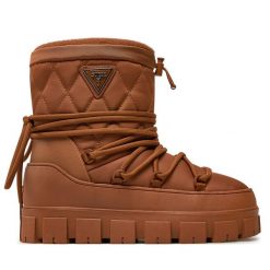 Śniegowce Guess. Brązowe śniegowce i trapery damskie Guess. Za 759.99 zł.