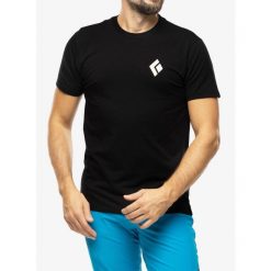 Koszulka bawełniana Black Diamond Equipment For Alpinist Tee. Czarne koszulki sportowe męskie Black Diamond, m, bez wzorów, z bawełny, bez kołnierzyka, bez ramiączek, trekkingowe. Za 157.19 zł.