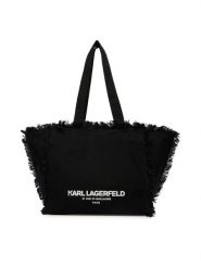 KARL LAGERFELD Torebka B2W50021 Czarny. Czarne torebki do ręki damskie KARL LAGERFELD, bez wzorów, z materiału, bez dodatków. Za 549.99 zł.