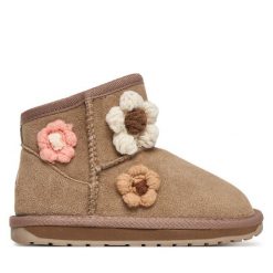 Śniegowce EMU Australia. Brązowe śniegowce dziewczęce Emu Australia, bez zapięcia. Za 389.99 zł.