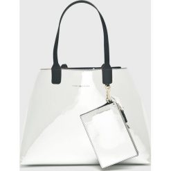 Tommy Hilfiger - Torebka dwustronna. Szare torebki shopper damskie Tommy Hilfiger. Za 599.90 zł.
