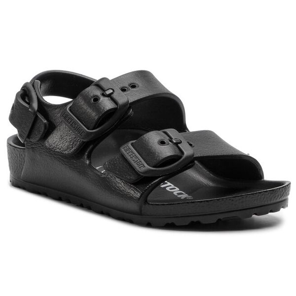 Sandały Birkenstock. Czarne sandały chłopięce Birkenstock, bez zapięcia. Za 109.99 zł.