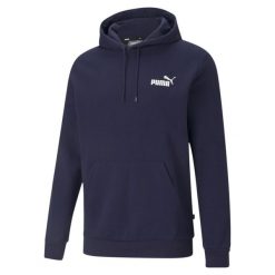 Bluza dresowa męska Puma ESS SMALL LOGO. Fioletowe bluzy męskie Puma, l, bez wzorów, z dresówki, bez kaptura. Za 152.99 zł.