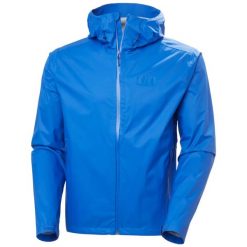 Kurtka turystyczna Helly Hansen Loke Terra. Niebieskie kurtki męskie Helly Hansen, na lato, m, bez wzorów, z materiału, bez kaptura. Za 552.20 zł.