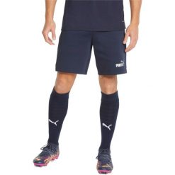Spodenki Puma Teamfinal Casuals Shorts, Mężczyźni. Niebieskie krótkie spodenki sportowe męskie Puma, m, bez wzorów, z bawełny, do piłki nożnej. Za 69.90 zł.