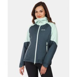 Damska kurtka wodoodporna Kilpi HURRICANE-W. Zielone kurtki damskie Kilpi, m, bez wzorów, bez kaptura, do biegania. Za 576.97 zł.