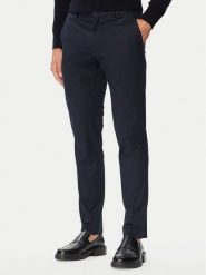 BOSS Chinosy C-Genius-DTL-WG-264F 50571185 Granatowy Slim Fit. Niebieskie eleganckie spodnie męskie Boss, m, bez wzorów, z bawełny. Za 679.99 zł.