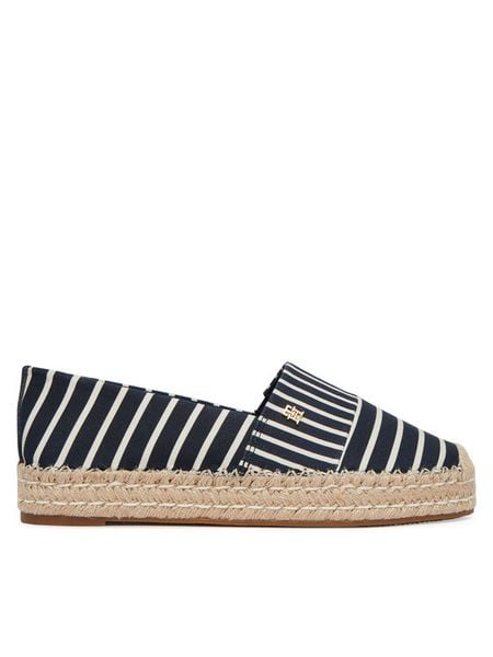 Tommy Hilfiger Espadryle Th Platform Espadrille Stripes FW0FW09143 Granatowy. Niebieskie espadryle damskie Tommy Hilfiger, bez wzorów, z materiału, bez obcasa, bez zapięcia. Za 359.99 zł.
