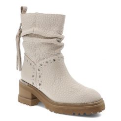Beżowe Botki Alma En Pena Skórzane Obuwie Damskie Premium. Brązowe kozaki damskie Alma en Pena, ze skóry, bez obcasa, na obcasie. Za 679.99 zł.