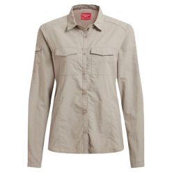 Damska Koszulka Z Długim Rękawem Adventure III Nosilife. Brązowe t-shirty damskie Craghoppers, s, bez wzorów, z materiału, bez kołnierzyka. Za 358.99 zł.