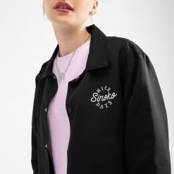 Kurtka coach Surf damska SIROKO Black Moon-W. Czarne kurtki damskie SIROKO, s, bez wzorów, z materiału, bez kaptura. Za 169.00 zł.