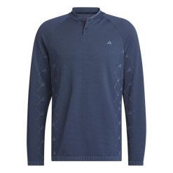 Koszulka polo z długim rękawem adidas Ultimate365 Tour Primeknit. Niebieskie bluzki z długim rękawem męskie Adidas, m, bez wzorów, z dzianiny, klasyczne, bez kołnierzyka. Za 340.50 zł.