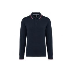 Koszulka polo pique z długim rękawem Kariban. Czerwone bluzki z długim rękawem męskie KARIBAN, m, bez wzorów, eleganckie, bez ramiączek. Za 151.50 zł.