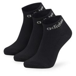Skarpety krótkie adidas. Czarne skarpety damskie Adidas, bez wzorów. Za 44.99 zł.