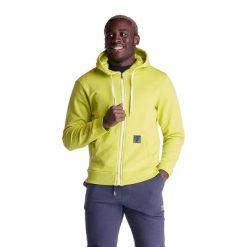 Bluza z bawełna z kaptur na co dzień na siłownię. Niebieskie bluzy męskie LEONE 1947 APPAREL, xl, bez wzorów, z bawełny, bez kaptura. W wyprzedaży za 267.34 zł.