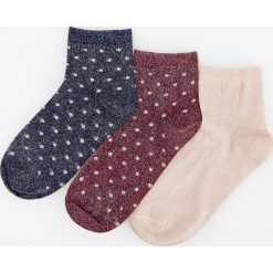 Skarpetki 3 pack - Granatowy. Skarpety damskie marki Reserved. Za 29.99 zł.