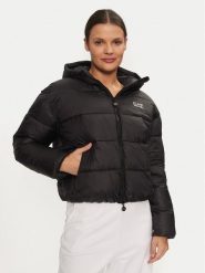 EA7 Emporio Armani Kurtka zimowa 6DTB17 TNGPZ 0210 Czarny Relaxed Fit. Czarne kurtki damskie EA7 Emporio Armani, na zimę, xl, bez wzorów, z syntetyku, bez kaptura. Za 729.99 zł.