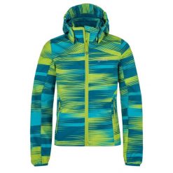 Chłopięca kurtka softshell Kilpi RAVIO-J. Niebieskie kurtki i płaszcze dla chłopców Kilpi, bez wzorów, z softshellu, sportowe, bez kaptura. Za 189.67 zł.