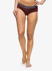 Figi termoaktywne Sensor Merino Air Panties. Czerwone figi damskie Sensor, l, bez wzorów, ze skóry. Za 98.99 zł.