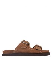 Gant Klapki 32663295 Brązowy. Brązowe klapki męskie GANT, ze skóry. Za 499.99 zł.