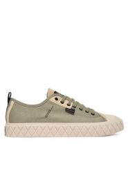 Palladium Trampki Pallaacehtgsupply 04634-230-M Szary. Szare trampki męskie Palladium, bez wzorów, z materiału, bez zapięcia. Za 399.99 zł.