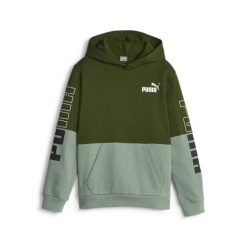 Puma Bluza Power Colorblock Fl 67634531. Zielone bluzy męskie Puma, m, bez wzorów, z bawełny, bez kaptura. Za 166.99 zł.