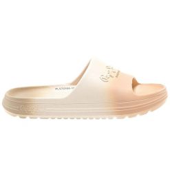 Klapki damskie Pepe Jeans Beach Slidecol. Czerwone klapki damskie Pepe Jeans, bez wzorów, z jeansu, bez obcasa. Za 110.00 zł.