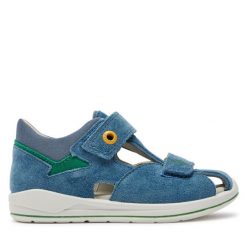 Sandały Superfit. Niebieskie sandały chłopięce Superfit, bez zapięcia. Za 229.99 zł.