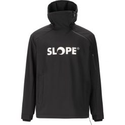 Kurtka narciarska Slope Fletcher Softshell W-PRO 8000. Czarne kurtki snowboardowe męskie SLOPE, bez wzorów, z softshellu, narciarskie. Za 422.00 zł.