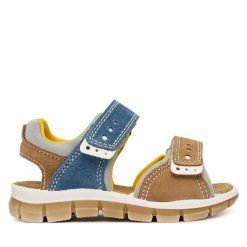 Sandały Primigi. Brązowe sandały chłopięce Primigi, bez zapięcia. Za 249.99 zł.