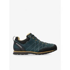 Buty podejściowe męskie Scarpa Crux GTX. Zielone buty sportowe męskie Scarpa, bez zapięcia, wspinaczkowe. Za 680.99 zł.