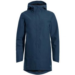 Parka damska z kapturem VAUDE Cyclist II. Niebieskie parki damskie Vaude, na zimę, s, bez wzorów, z materiału, biznesowe, z kapturem. Za 1,108.15 zł.