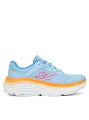 Skechers Buty do biegania Max Cushioning Endeavour 129470/BLOR Błękitny. Niebieskie obuwie sportowe damskie Skechers, bez wzorów, z materiału, do biegania. Za 309.99 zł.