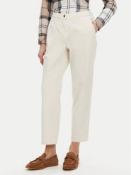 Barbour Chinosy LTR0388WH51 Écru Regular Fit. Spodnie materiałowe damskie Barbour, bez wzorów, z bawełny. Za 239.99 zł.