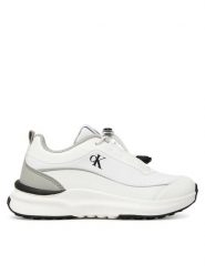 Calvin Klein Sneakersy Low Cut Lace-Up Sneaker V3X9-83171-1844 S Biały. Białe buty sportowe chłopięce Calvin Klein, bez wzorów, z materiału, bez zapięcia. Za 349.99 zł.
