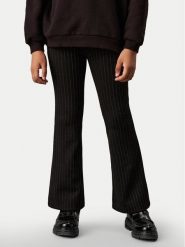 Calvin Klein Jeans Spodnie materiałowe IG0IG02734 Czarny Flare Fit. Czarne spodnie materiałowe dla dziewczynek Calvin Klein Jeans, bez wzorów, z jeansu. Za 189.99 zł.