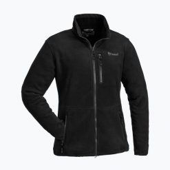Bluza trekkingowa damska Pinewood Finnveden Fleece. Czarne bluzy damskie Pinewood, bez wzorów, bez kaptura. Za 229.99 zł.
