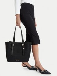 Nine West Torebka EO-STEEL ROSE-LDA9417 Czarny. Czarne torebki do ręki damskie Nine West, bez wzorów, z materiału, bez dodatków. Za 329.99 zł.