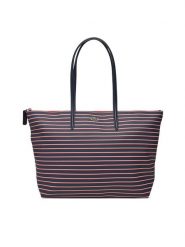 Lacoste Torebka NF4939SJ Granatowy. Niebieskie torebki do ręki damskie Lacoste, bez wzorów, ze skóry, bez dodatków. Za 459.99 zł.