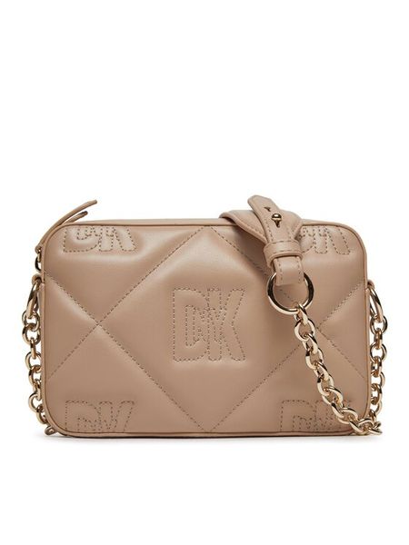 DKNY Torebka Crosstown Camera Bag R33EKY48 Beżowy. Brązowe listonoszki damskie DKNY, bez wzorów, ze skóry, bez dodatków. Za 889.99 zł.