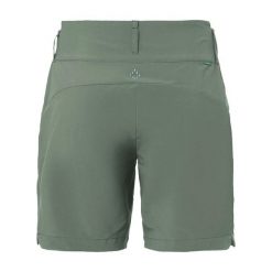 Damskie szorty bermudzkie VAUDE Skomer. Zielone szorty sportowe damskie Vaude, bez wzorów, sportowe, trekkingowe. Za 371.45 zł.