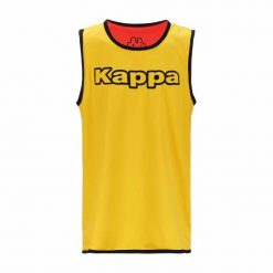 Odwracalna koszulka rugby Kappa Bozia. Czerwone koszulki sportowe męskie Kappa, bez wzorów, bez kołnierzyka, bez ramiączek, na fitness i siłownię. Za 187.00 zł.