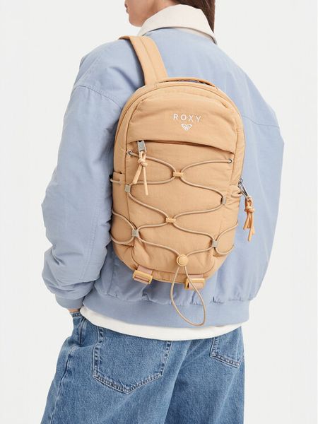 Roxy Plecak CWBEO-ROXY-M-006-10 Beżowy. Brązowe torby i plecaki dziecięce Roxy, z materiału. Za 139.99 zł.