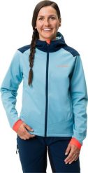 Vaude Kurtka wodoodporna sportowa damska Vaude Qimsa - niebieska 38. Niebieskie kurtki damskie Vaude, bez wzorów, bez kaptura. Za 343.85 zł.