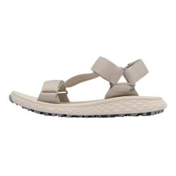 Sandały Columbia Konos Globetrot do wędrówek. Niebieskie obuwie sportowe damskie Columbia, bez wzorów, z materiału, wspinaczkowe. Za 209.99 zł.