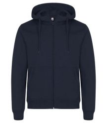 Clique Miami Hoody Full Zip – bluza z kapturem z bawełny i poliestru z. Niebieskie bluzy męskie CLIQUE, xl, bez wzorów, z bawełny, z kapturem. Za 193.98 zł.