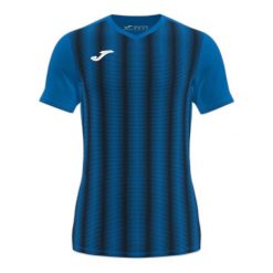Koszulka do piłki nożnej męska Joma Boy Inter II z krótkim rękawem. Czarne koszulki sportowe męskie Joma, m, bez wzorów, bez kołnierzyka, bez ramiączek, do piłki nożnej. Za 155.50 zł.