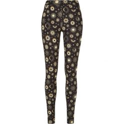 Legging duże rozmiary damskie Urban Classics Soft AOP. Czarne legginsy damskie Urban Classics, bez wzorów. Za 149.50 zł.