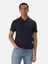 Calvin Klein Jeans Polo Classic Monogram LV04RD255G Granatowy Regular Fit. Niebieskie koszulki polo męskie Calvin Klein Jeans, l, bez wzorów, z bawełny, bez ramiączek. Za 289.99 zł.